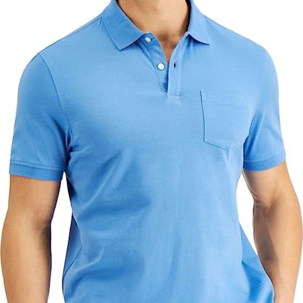 Clubroom Mens Blue Classic Fit Polo XL